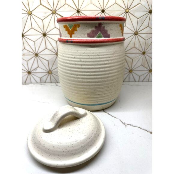 Vintage Saratoga Treasure Craft USA Ceramic Canister Set (Set of 3) - Picture 4 of 10